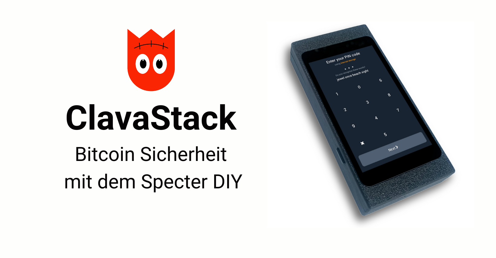 ClavaStack | Bitcoin extrem sicher verwahren