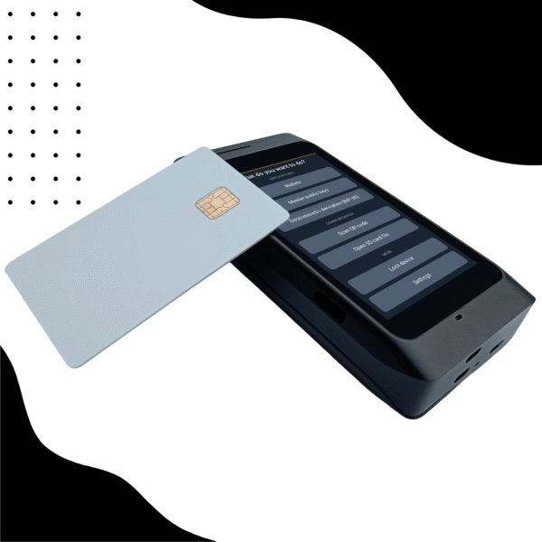 Specter Shield Metall in schwarz mit Smartcard.