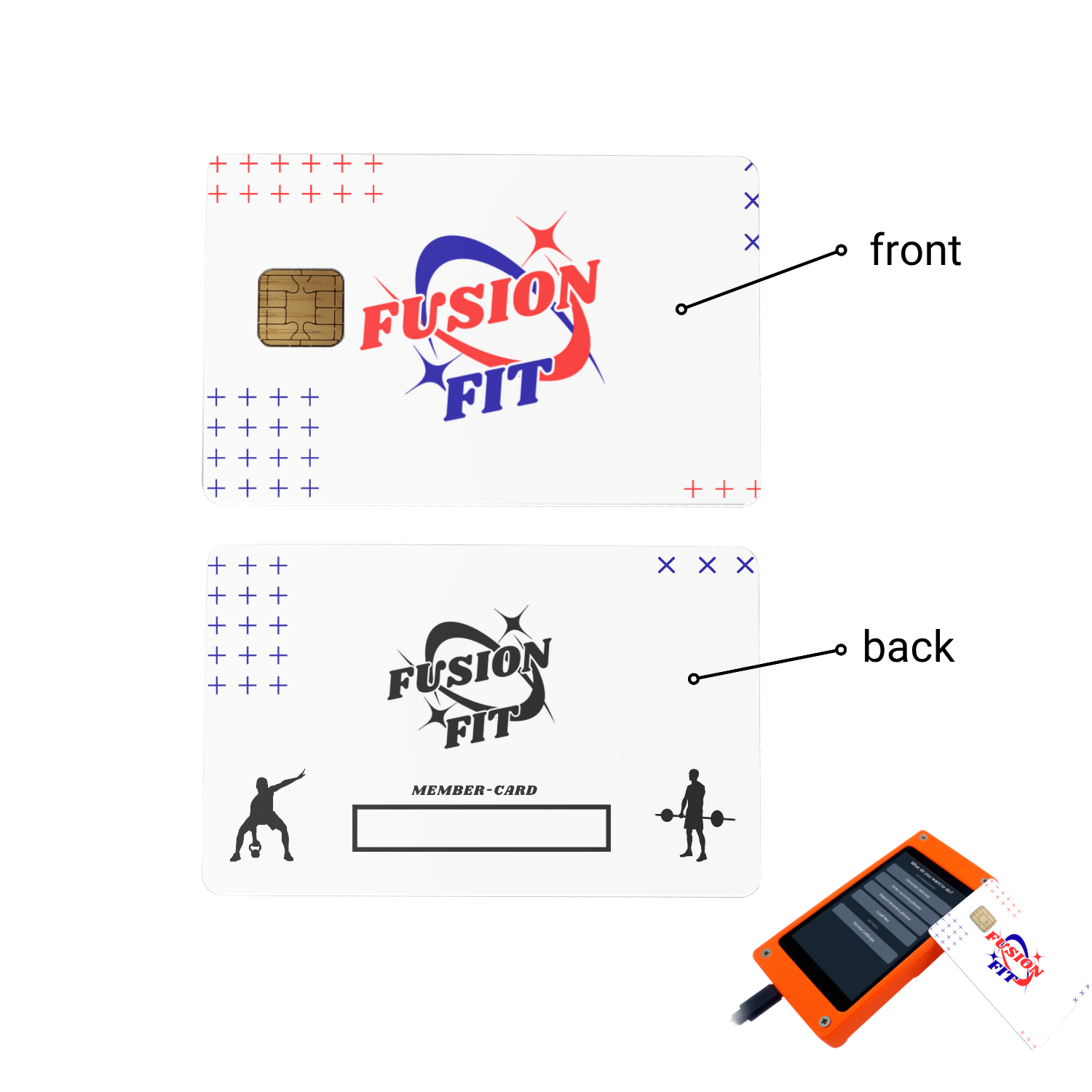 Smartcard für den Specter Shield. Damit kann man seine Bitcoin auf dem Secure Element der Smartcardd speichern