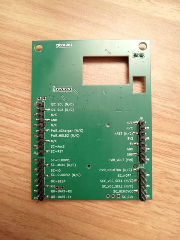 Rückseite vom Specter Shield Lite Erweiterungsboard.