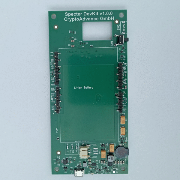 Rückseite vom Specter Shield Erweiterungsboard.