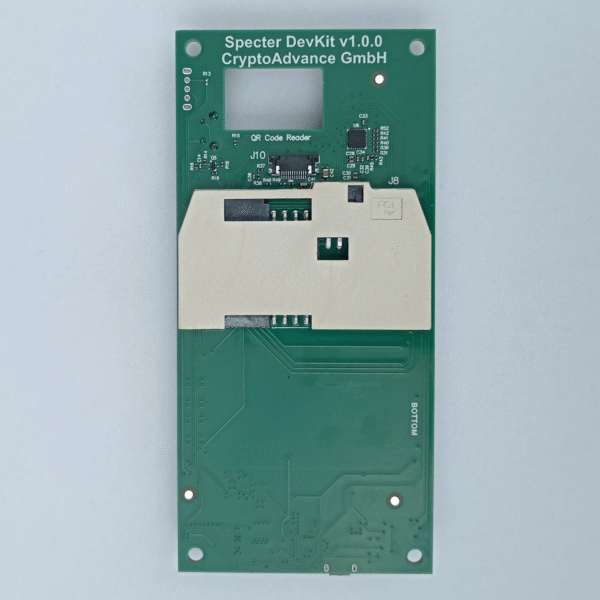 Vorderseite vom Specter Shield Erweiterungsboard.