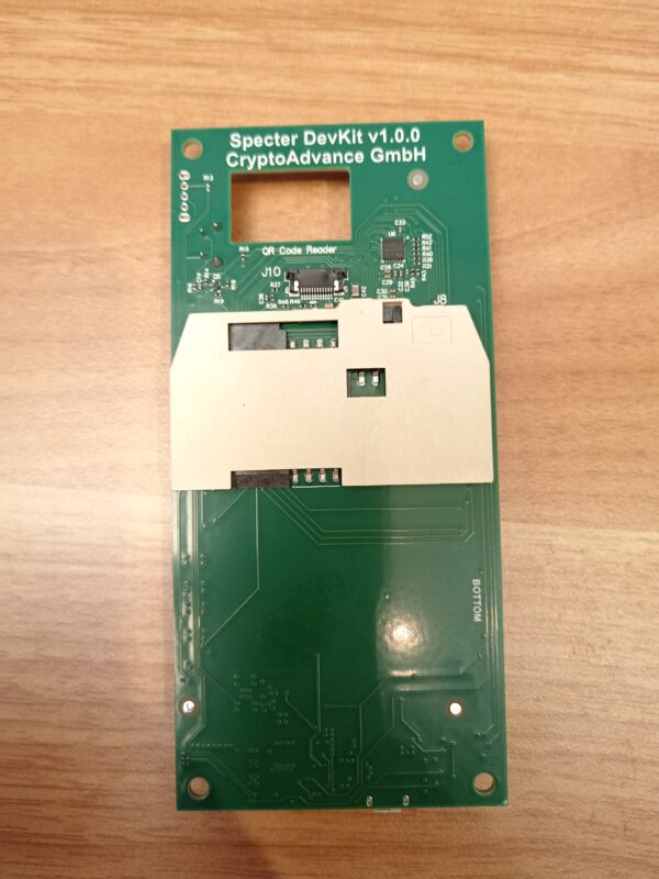 Vorderseite vom Specter Shield Erweiterungsboard.
