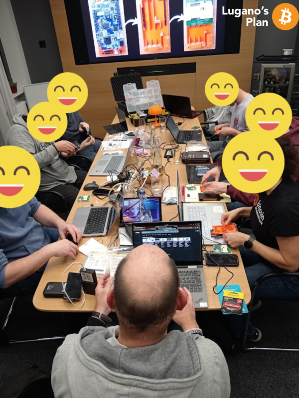 Lugano Plan B Specter Shield Lite Hardware Wallet Assembly Workshop.