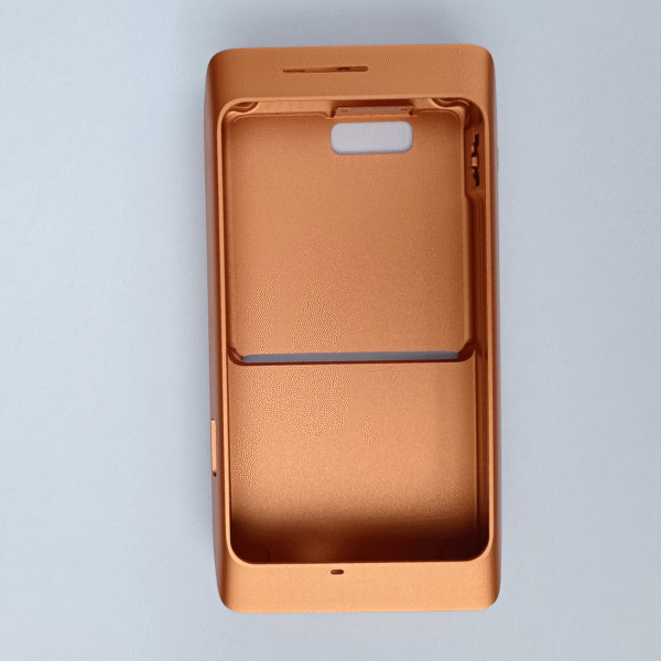 Specter Shield Metall Case in der Farbe Orange.