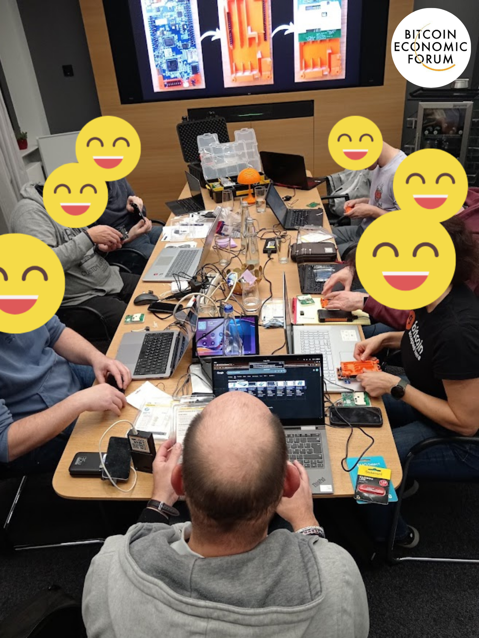 Bitcoin Economic Forum Specter Shield Lite Hardware Wallet Assembly Workshop.